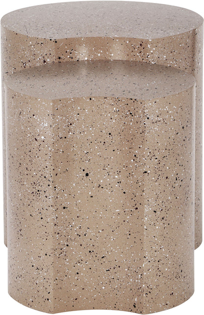 Dimple - Modular End Table - Terazzo Finish