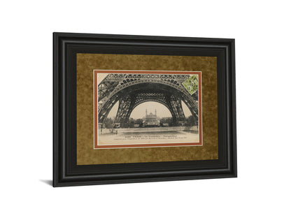 La Base De La Eifel By Wild Apple Studio - Framed Print Wall Art - Light Brown