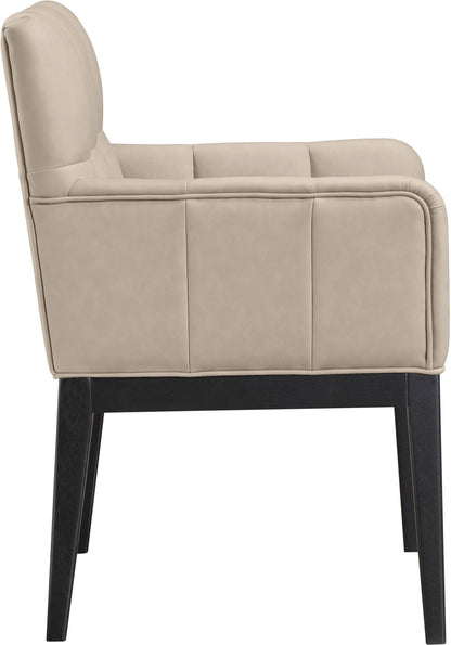 Adrian - Dining Arm Chair (Set of 2) - Black Legs