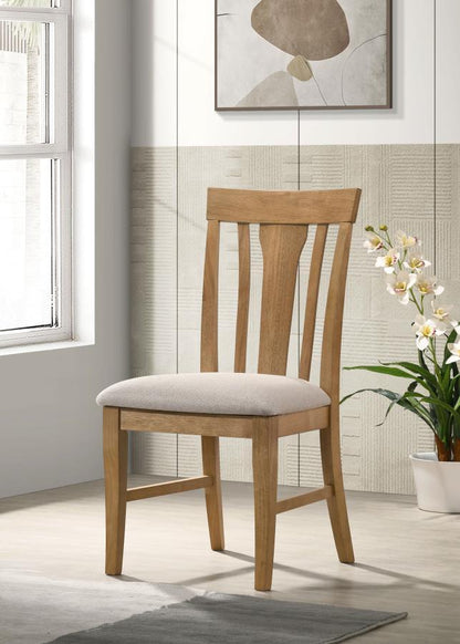 Hartville - Dining Side Chair (Set of 2) - Natural Light Brown