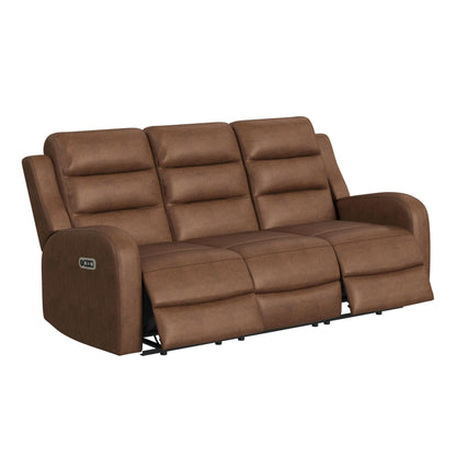 Avanti - PU Power Motion Sofa With Power Motion Head Recliner