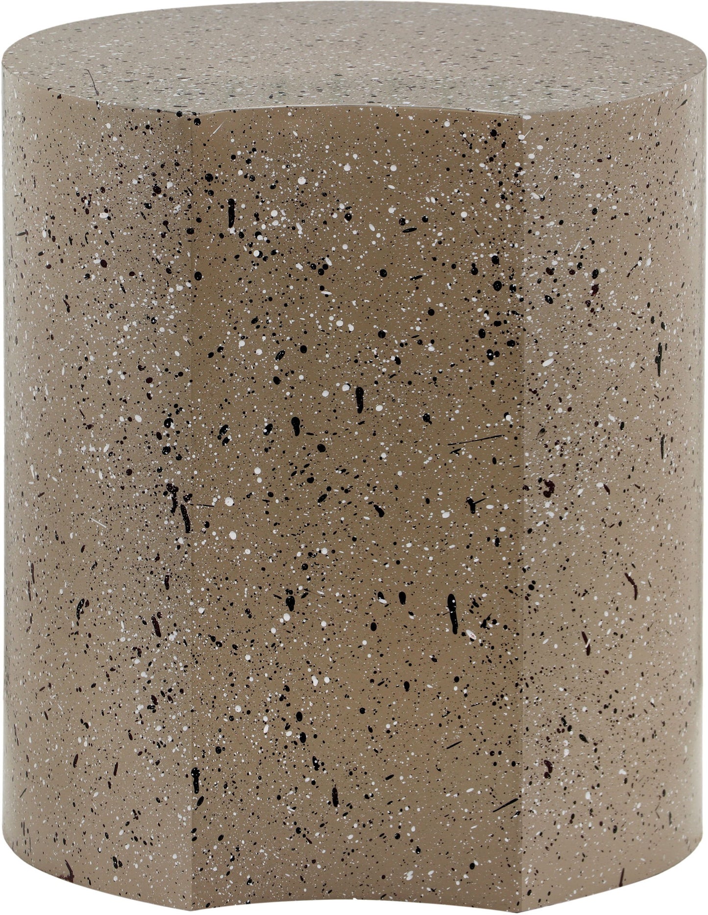 Dimple - End Table - Terazzo Finish