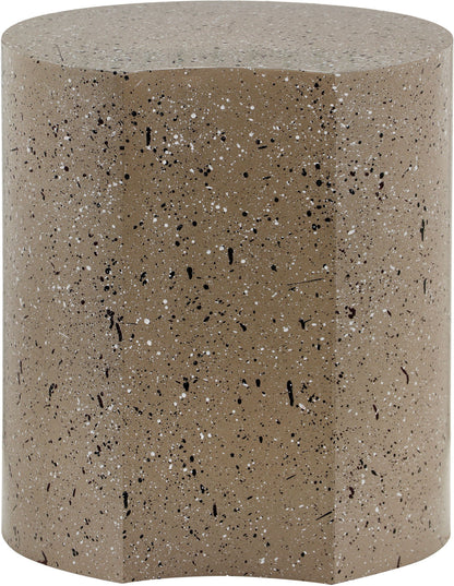 Dimple - End Table - Terazzo Finish