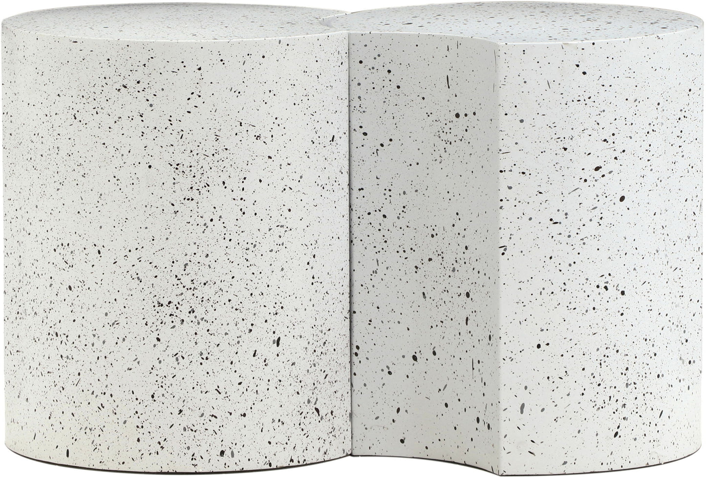 Dimple - End Table - Terazzo Finish