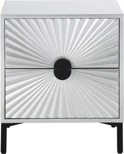 Glitz - Side Table - Antique Silver