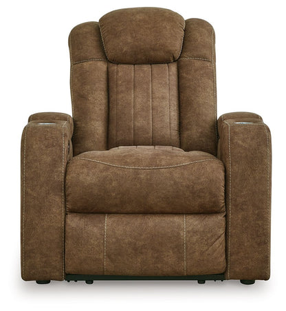 Wolfridge - Brindle - Power Recliner/Adj Headrest