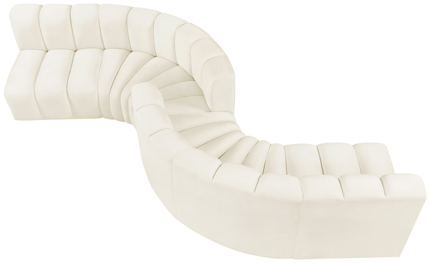 Arc - Velvet 6 Piece Modular Sofa