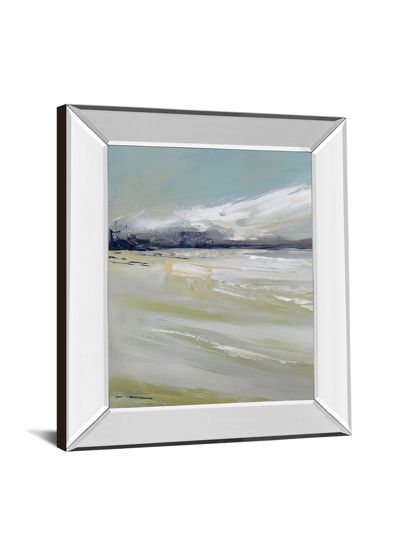 New Beginning By Fournier - Mirror Framed Print Wall Art - Gray
