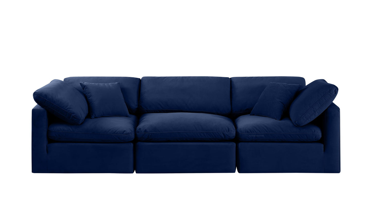 Indulge - Velvet 3 Seat Modular Sofa