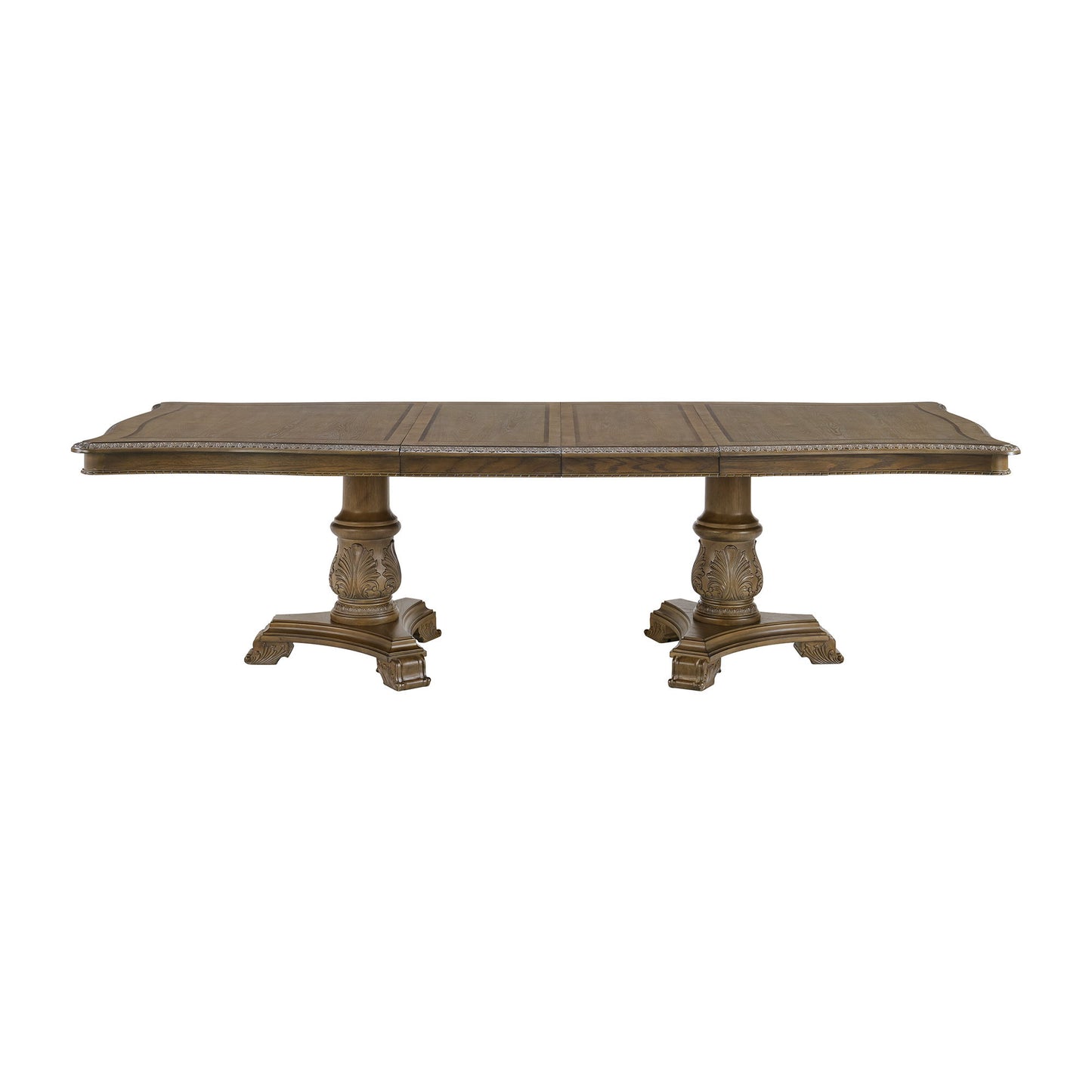 Madison Park - Mesa de comedor rectangular de 2 hojas - Nogal
