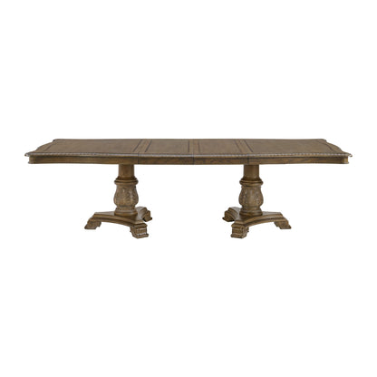Madison Park - Mesa de comedor rectangular de 2 hojas - Nogal