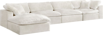 Cozy - 5 Piece Modular Sectional With Chaise