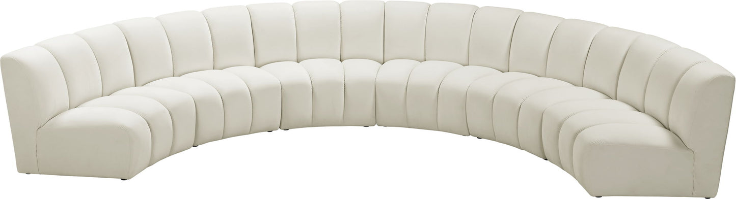 Infinity - 6 Piece Velvet Modular Sectional
