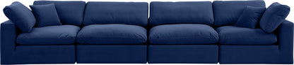 Comfy - Velvet Modular Sofa 4 Seats