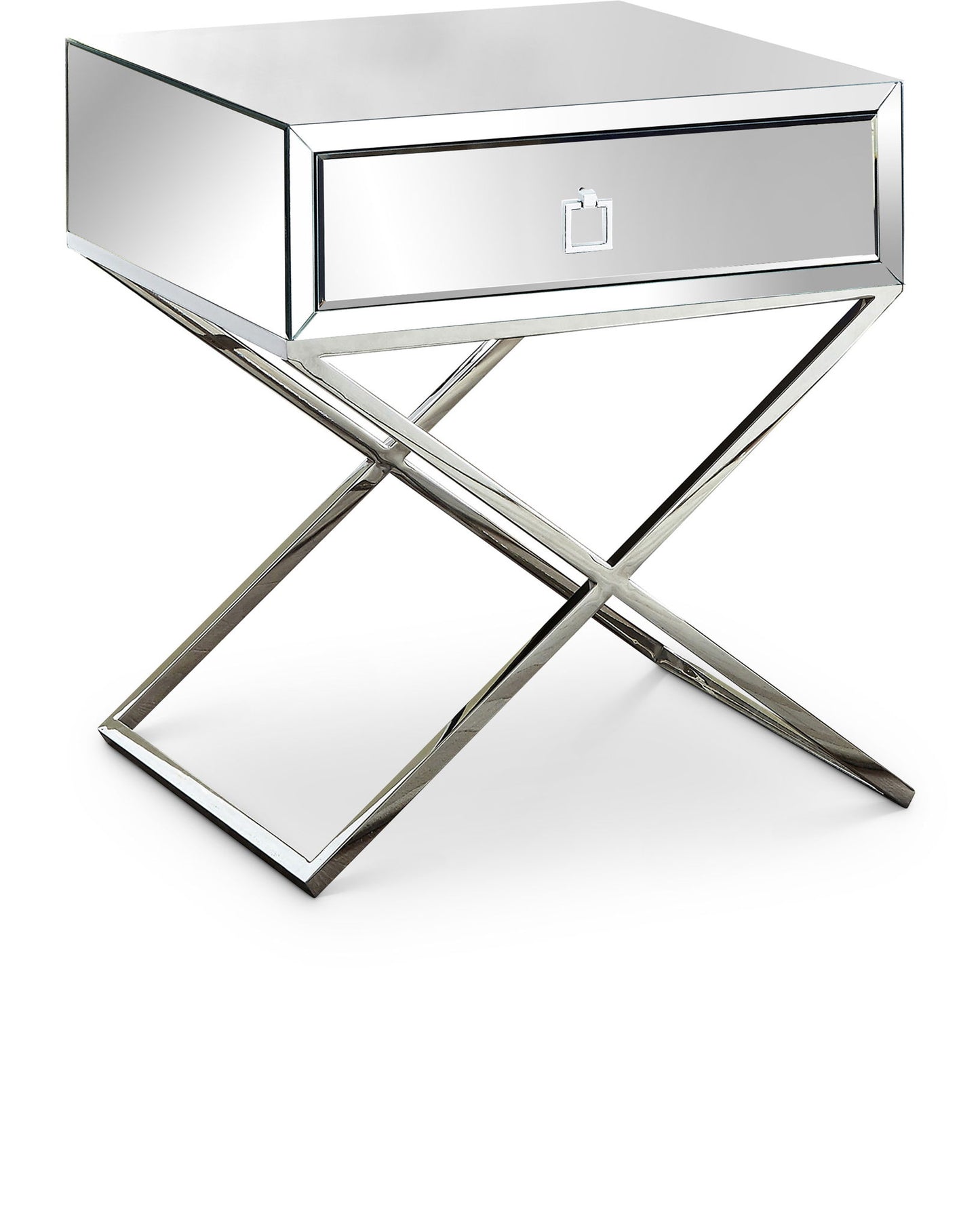 Lynn - Side Table - Chrome