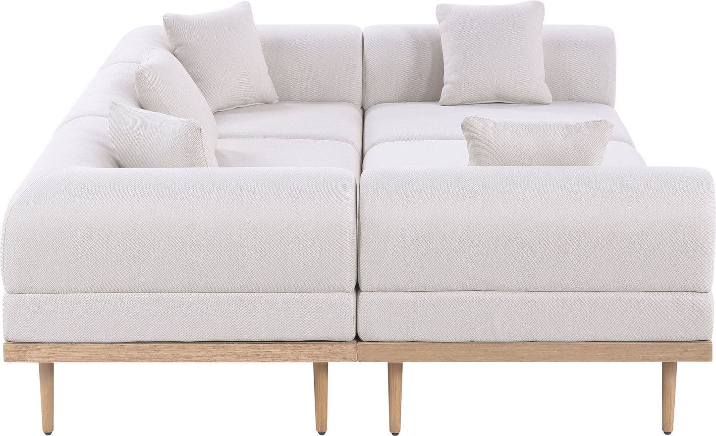 Laguna - 6 Piece 142" Outdoor Patio Modular Sectional