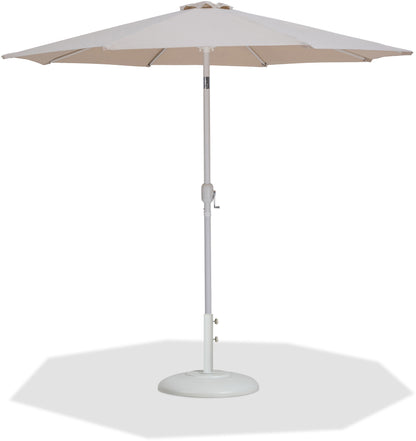 Fiji - Aluminum Patio Umbrella With Round White Base