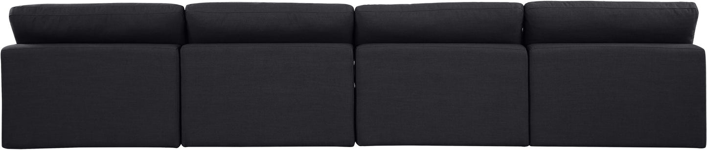 Comfy - Linen Modular Armless Sofa 4 Seats