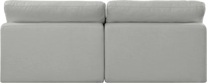 Comfy - Linen Modular Armless Sofa 2 Seats