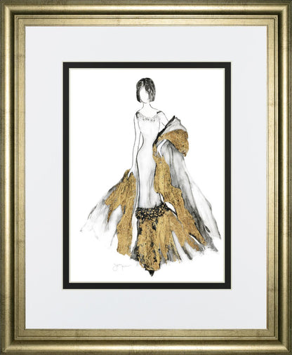 34x40 All That Glitters II By Tava Studios - White