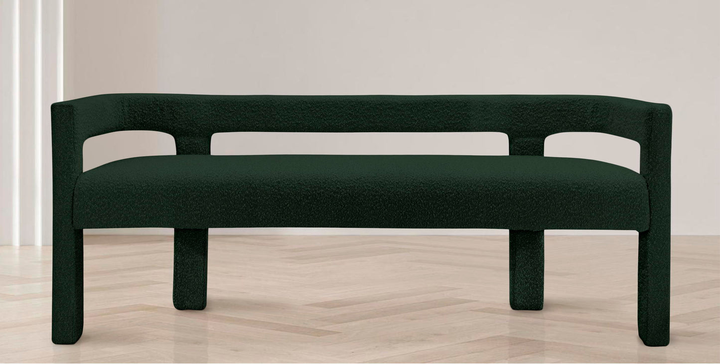 Athena - Boucle Fabric Bench