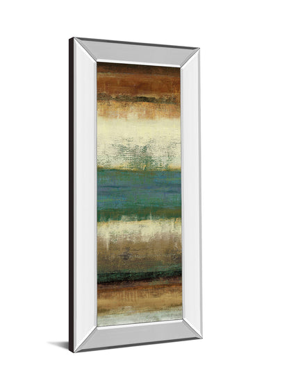Sky By Allison Pearce - Mirror Framed Print Wall Art - Beige
