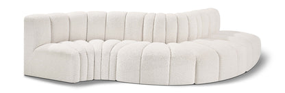 Arc - Boucle Fabric 5 Piece Modular Sofa