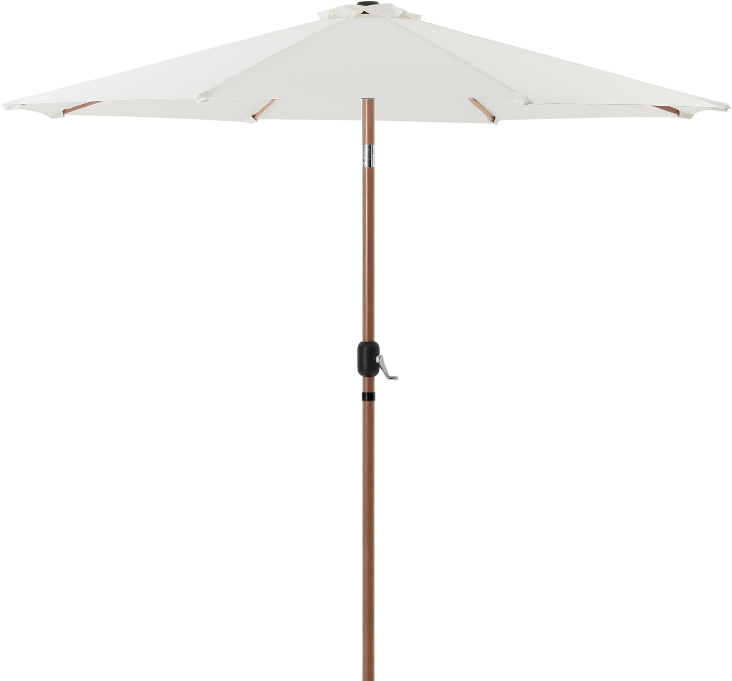 Fiji - Aluminum Patio Umbrella With Square Teak Base
