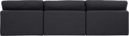 Comfy - Linen Modular Armless Sofa 3 Seats