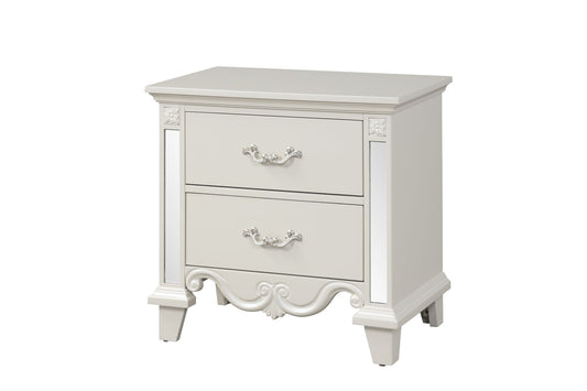Sonia - Nightstand - Pearl
