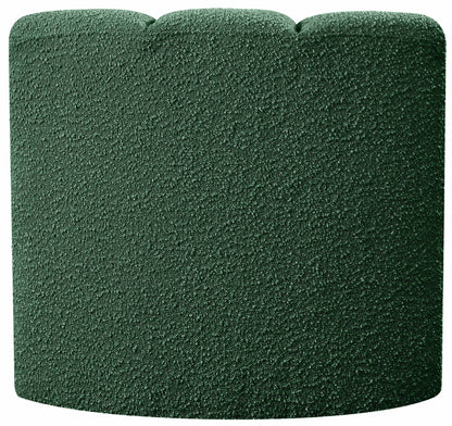 Arc - Boucle Fabric Curved Corner Chair
