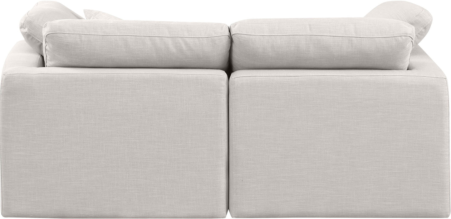 Indulge - Linen 2 Seat Modular Sofa