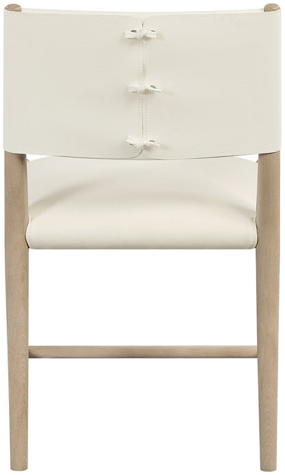 Andie - Vegan Leather Upholstered Dining Chair (Set of 2) - Natural Base