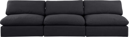 Comfy - Linen Modular Armless Sofa 3 Seats