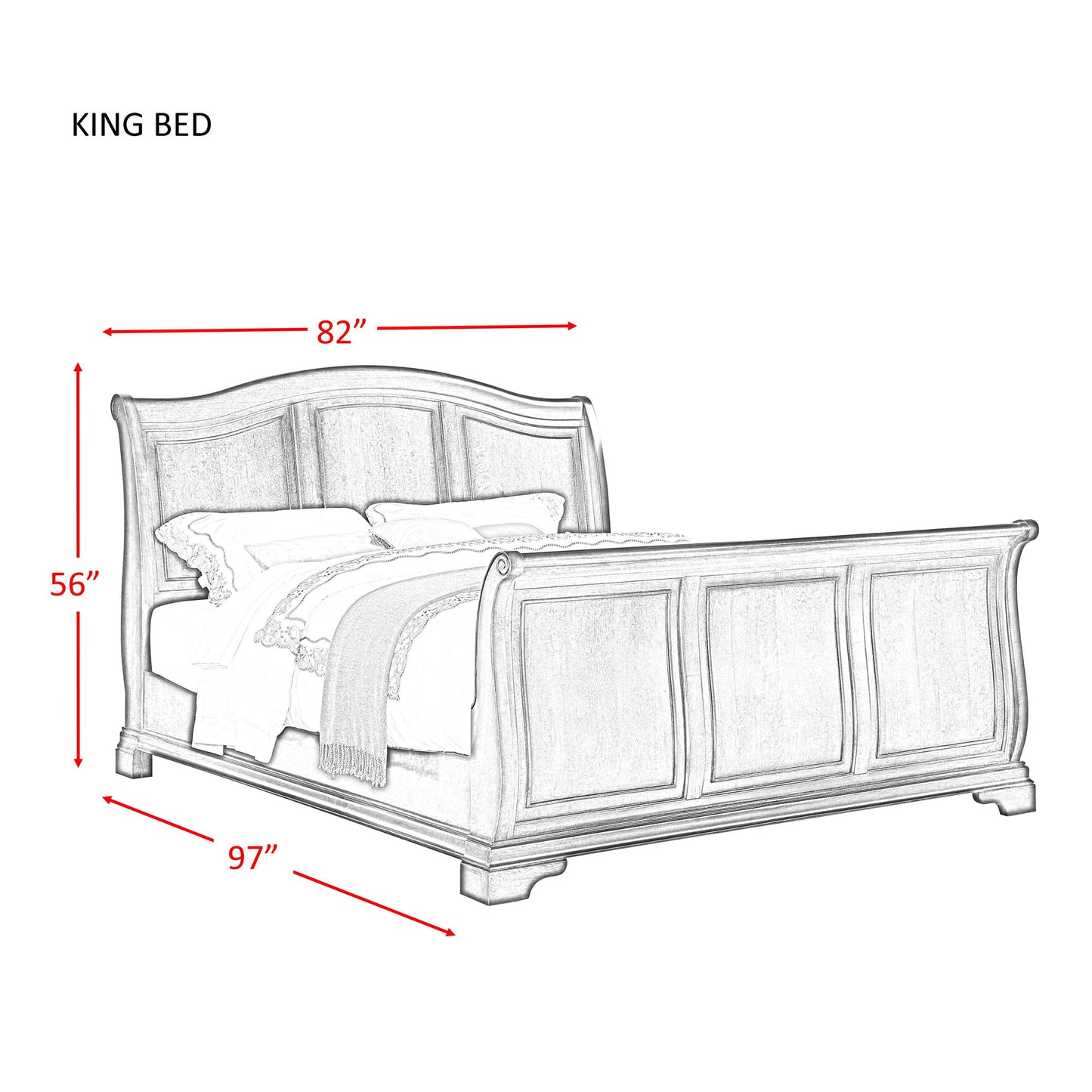 Cameron - Cama tipo trineo