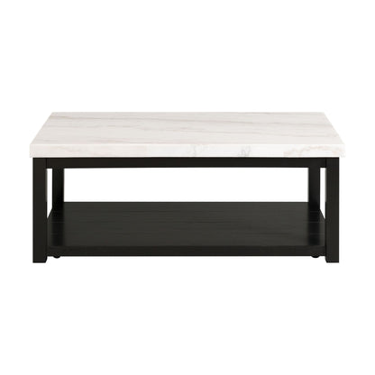 Marcello - Coffee Table With Casters - White