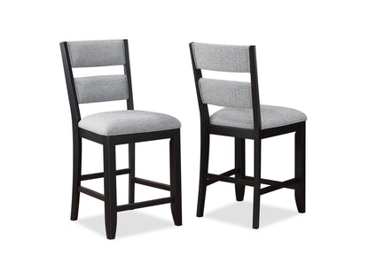 Frey - Counter Height Chair (Set of 2) - Black