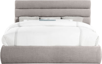 Adam - Linen Fabric Bed With 52" Headboard