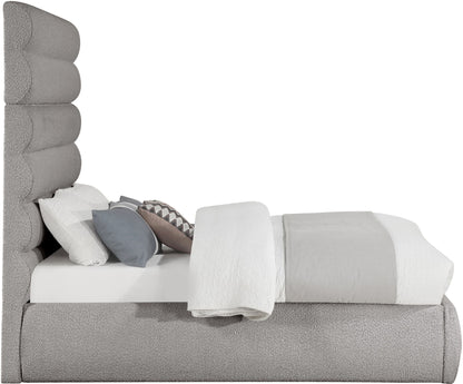 Adam - Boucle Fabric Bed With 70.5" Headboard