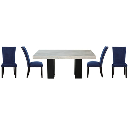 Camila - Rectangular Dining Set - White Top