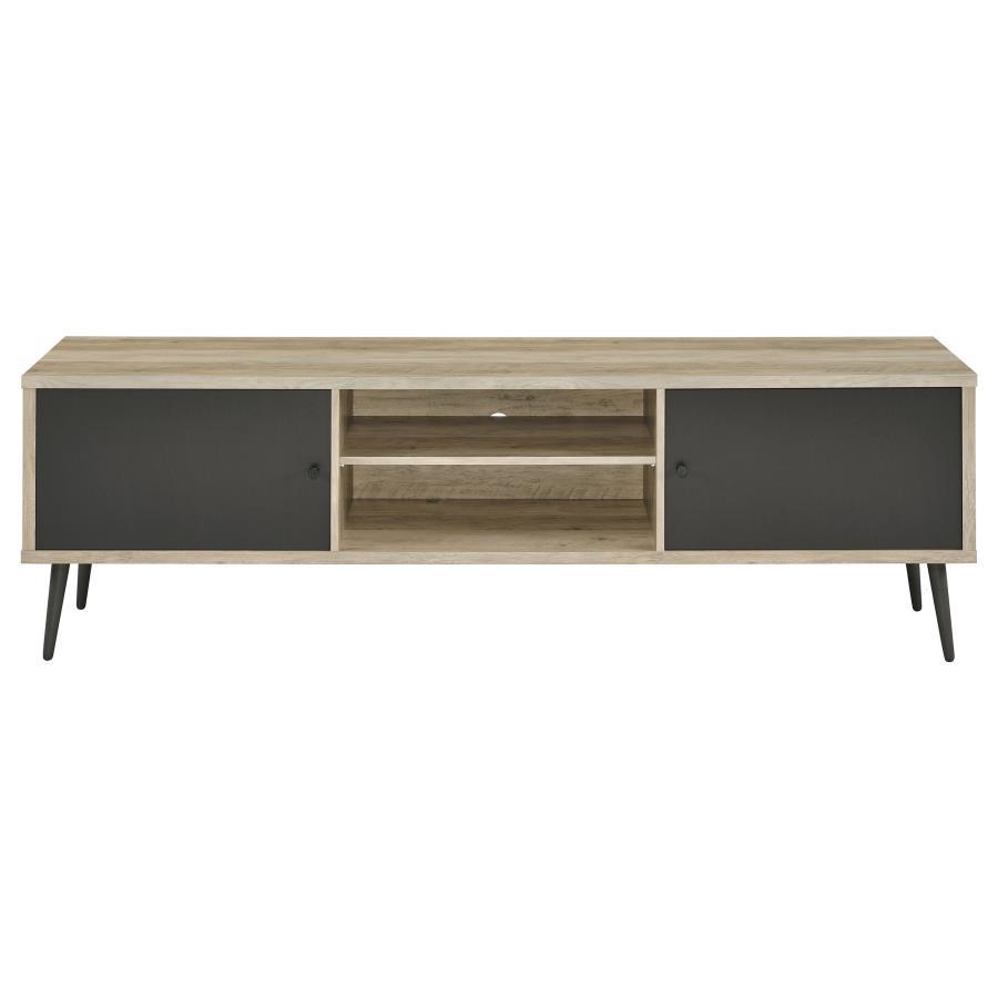 Allie - Mueble para TV - Pino antiguo y gris