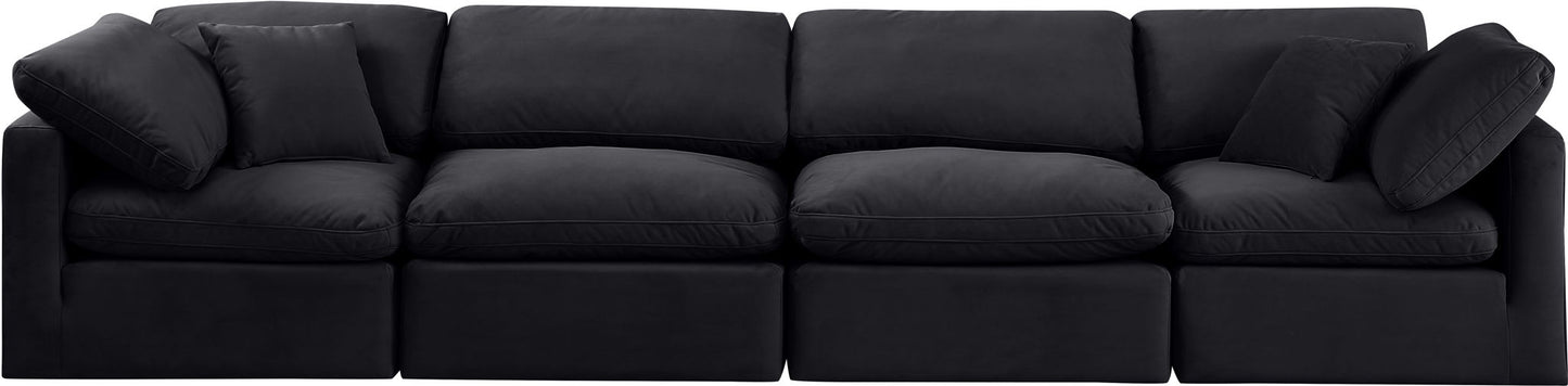 Indulge - Velvet 4 Seat Modular Sofa