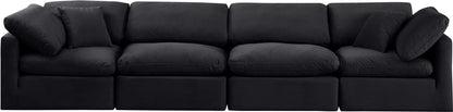 Indulge - Velvet 4 Seat Modular Sofa