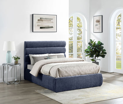 Adam - Chenille Fabric Bed With 52" Headboard