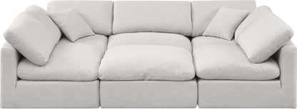 Indulge - Linen 6 Piece Modular Sectional
