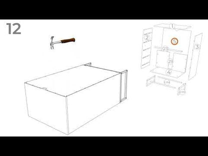 Deanlow - Honey - Cómoda de cinco cajones