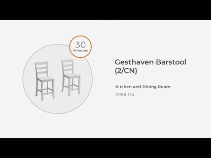 Gesthaven - Taburete de bar (juego de 2)