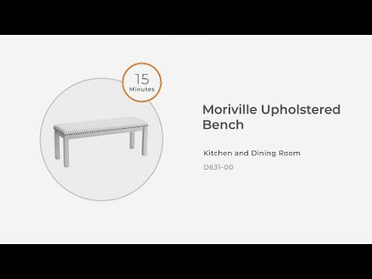 Moriville - Beige - Banco tapizado
