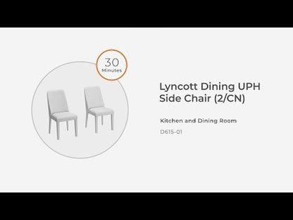 Lyncott - Silla auxiliar de comedor Uph (juego de 2)