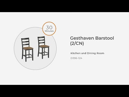 Gesthaven - Taburete de bar (juego de 2)